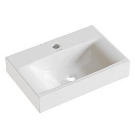 Раковина Mixline Wave Trend 45x30 накладная, цвет белый - фото 1