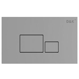 Кнопка смыва D&K Quadro DB1519001 для унитаза, цвет хром - фото 1