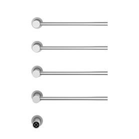 Полотенцесушитель Vincea VTD-2H1BN 53x67 электрический, цвет брашированный никель - фото 1