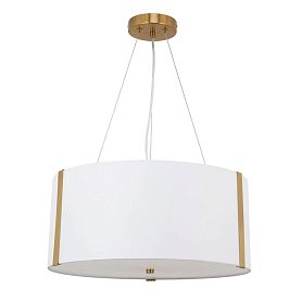 Подвесная люстра Arte Lamp Dream A4110SP-3PB, арматура полированная медь, плафон ткань белая - фото 1