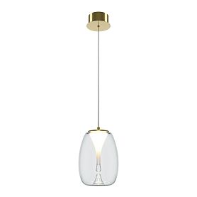 Подвесной светильник Maytoni Splash MOD282PL-L8G3K1, арматура золото, профиль стекло прозрачное - фото 1