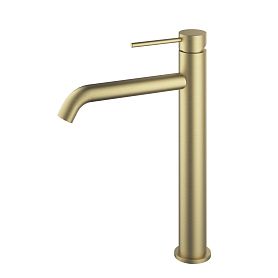 Смеситель Vincea City VBF-2C2BG для раковины, цвет брашированное золото - фото 1