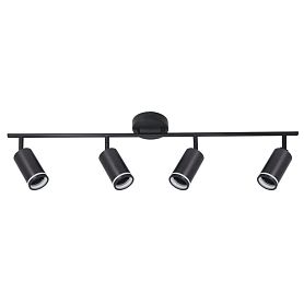 Спот Arte Lamp Imai A2365PL-4BK, арматура черная, плафон  черный - фото 1