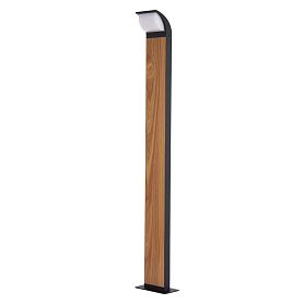 Ландшафтный светильник Arte Lamp Metropolis A1992PA-1BK, арматура черная, плафон пластик белый - фото 1
