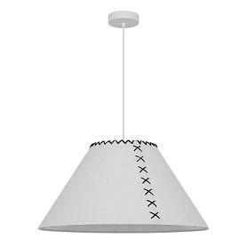 Подвесной светильник Arte Lamp Fleece A7092SP-1WH, арматура белый, плафон фетр белый - фото 1