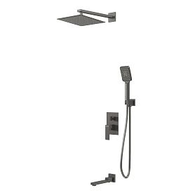 Душевой комплект Grossman Style 501.K35.05.420, встраиваемый, цвет графит сатиновый - фото 1