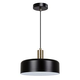 Подвесной светильник Arte Lamp Skat A7052SP-1BK, арматура черный, плафон металл черный - фото 1
