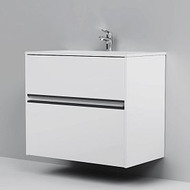 Тумба под раковину AM.PM Sense 80 подвесная/напольная, цвет белый глянец - фото 1