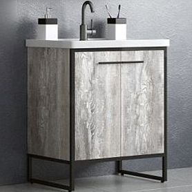 Тумба под раковину Corozo Айрон 70, цвет антик - фото 1