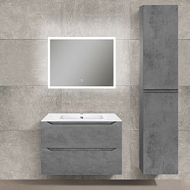Мебель для ванной Vincea Norma 80, цвет бетон - фото 1