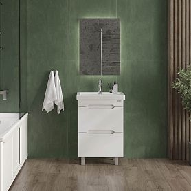 Мебель для ванной Оника Айленд 60, напольная, цвет белый - фото 1