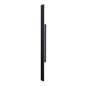 Фасадный светильник Arte Lamp Tejat A5424AL-1BK, арматура черный, плафон алюминий белый - фото 1
