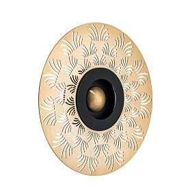 Декоративная подсветка Arte Lamp Biscotto A2643AP-1GO, арматура золото, плафон акрил - фото 1
