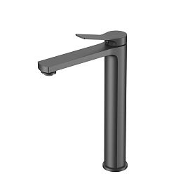 Смеситель Vincea Arco VBF-4AR02GM для раковины, цвет вороненая сталь - фото 1