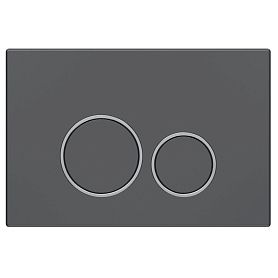 Кнопка смыва Vincea VFP-005GM для унитаза, цвет вороненая сталь - фото 1