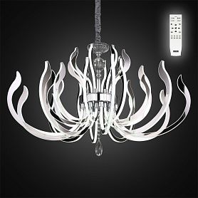 Подвесная люстра Citilux Miranda EL337P28, арматура хром, плафоны акрил белый - фото 1