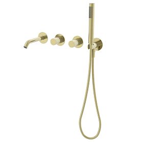 Смеситель Vincea Aura VBTW-6AU1BG для ванны с душем, встраиваемый, цвет брашированное золото - фото 1