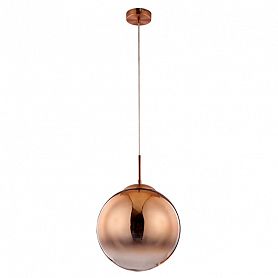 Подвесной светильник Arte Lamp Jupiter Copper A7963SP-1RB, арматура бронза, плафон стекло прозрачное / бронза, 30х30 см - фото 1