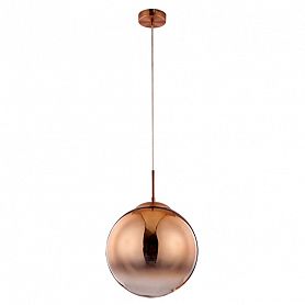 Подвесной светильник Arte Lamp Jupiter Copper A7963SP-1RB, арматура бронза, плафон стекло прозрачное / бронза, 30х30 см - фото 1