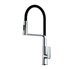 Смеситель Vincea VKF-118CH для кухни, с гибким изливом, цвет хром - фото 1