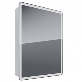 Шкаф-зеркало Dreja Point 60, правый, с подсветкой, цвет белый - фото 1