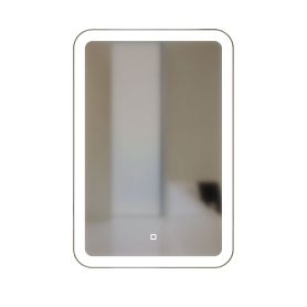 Шкаф-зеркало Mixline Фиджи 50x750 правый, с подсветкой, цвет белый - фото 1