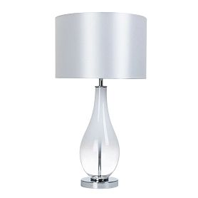 Декоративная настольная лампа Arte Lamp Naos A5043LT-1WH, арматура белая, плафон ткань белая - фото 1