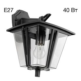 Уличный настенный светильник Citilux Forts CLU10W, арматура черная - фото 1