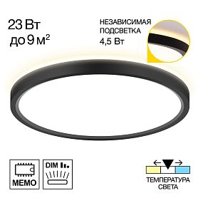 Накладной светильник Citilux Norma CL748241, арматура черная - фото 1