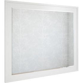 Зеркало Sanflor Модена 105x85, цвет белый - фото 1
