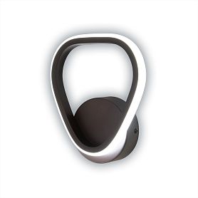 Бра Citilux Сезар CL233B415, арматура коричневая, плафоны металл / полимер белый / коричневый - фото 1