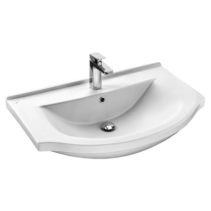Раковина Stella Polar Эльбрус 80, фарфор, цвет белый