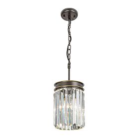 Подвесной светильник Citilux Мартин CL332011, арматура венге, плафоны хрусталь прозрачный - фото 1