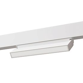 Магнитный трековый светильник Arte Lamp Linea A4679PL-1WH, арматура белый  - фото 1