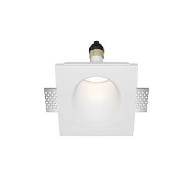 Встраиваемый светильник Maytoni Gyps Modern DL001-WW-01-W, арматура белая    - фото 1
