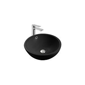 Раковина Акватек AQ5354-MB накладная, 44x44 см, цвет черный матовый - фото 1