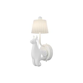 Бра Maytoni Senor Alpaca MOD377WL-L6W3K, арматура белая, профиль стекло белое - фото 1
