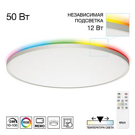 Накладной светильник Citilux Norma CL749600, арматура белая - фото 1