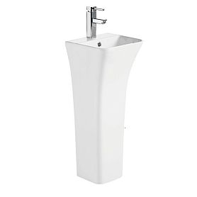 Раковина Weltwasser Leerbach 3434 GL-WT, 34х34 см, цвет белый глянец - фото 1