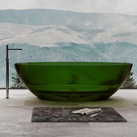 Ванна Abber Kristall AT9702 Emerald 180x85, цвет зеленый - фото 1