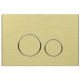 Кнопка смыва Vincea VFP-005BG для унитаза, цвет брашированное золото - фото 1