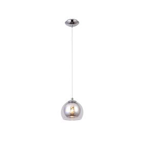 Подвесной светильник Arte Lamp Rastaban A7984SP-1CC, арматура хром, плафон стекло хром - фото 1