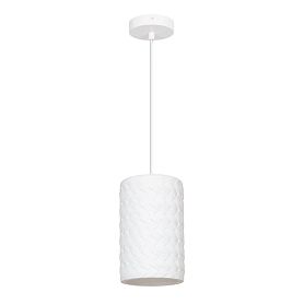 Подвесной светильник Arte Lamp Corsetto A7096SP-1WH, арматура белый, плафон гипс белый - фото 1