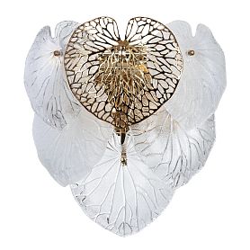 Настенный светильник Arte Lamp Kapri A4078AP-2GO, арматура золото, плафон стекло прозрачное - фото 1