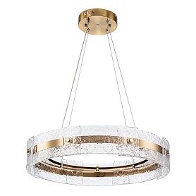 Подвесная люстра Arte Lamp Purity A2540SP-45PB, арматура латунь, плафон стекло прозрачное - фото 1