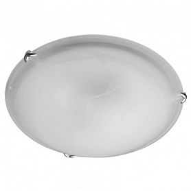 Настенно-потолочный светильник Arte Lamp Symphony A3440PL-2CC, арматура цвет хром, плафон/абажур стекло, цвет белый - фото 1