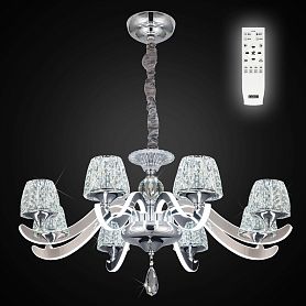 Подвесная люстра Citilux Montserrat EL338P08, арматура хром, плафоны акрил белый - фото 1