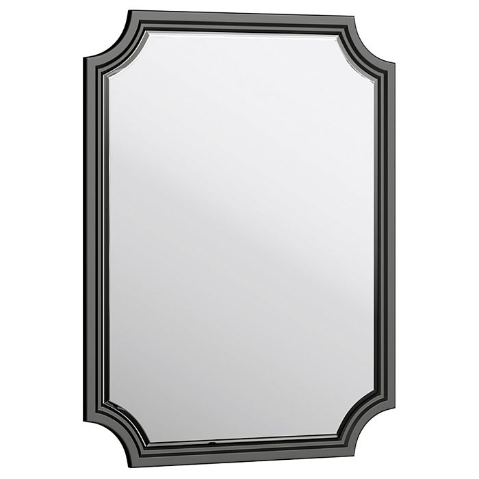 Зеркало Aqwella La Donna 72x95, цвет черный