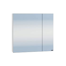 Шкаф-зеркало Санта Аврора 70, цвет белый - фото 1