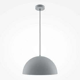 Подвесной светильник Maytoni Basic colors MOD168PL-01GR, арматура серая, профиль металл серый - фото 1